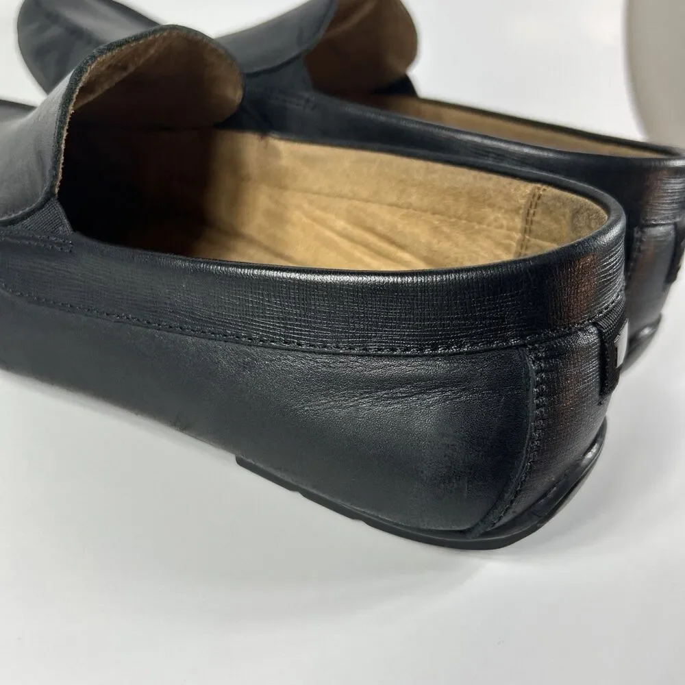 Florsheim Talladega Mens Loafers Size 12M Black Driving Shoe Soft Leather